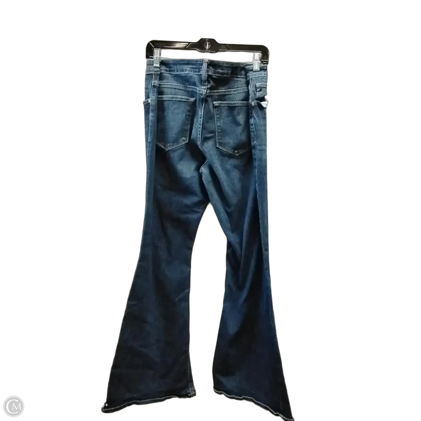 Jeans Flared By Kancan In Blue Denim, Size: 12