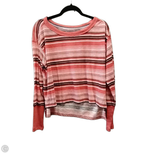 Top Long Sleeve By Pilcro In Striped Pattern, Size: S