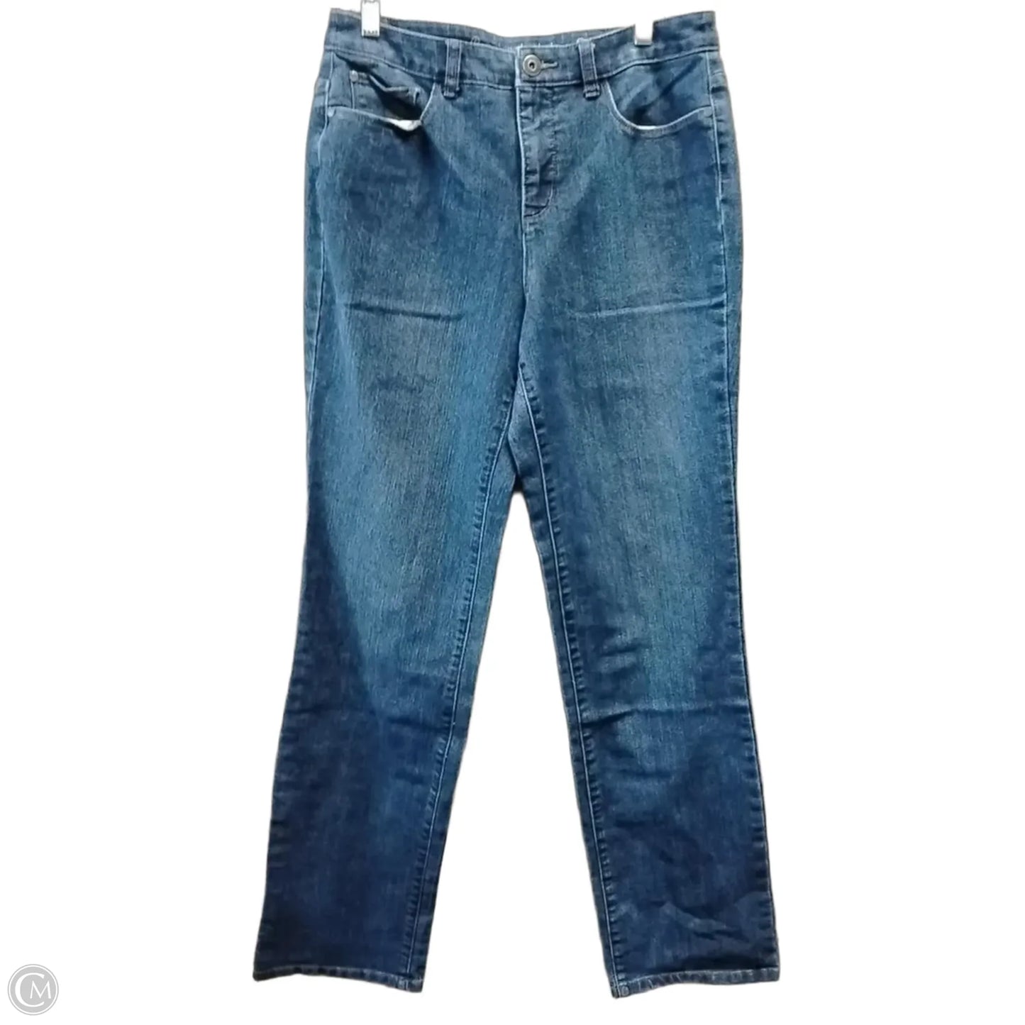 Jeans Straight By Christopher And Banks In Blue Denim, Size: 6