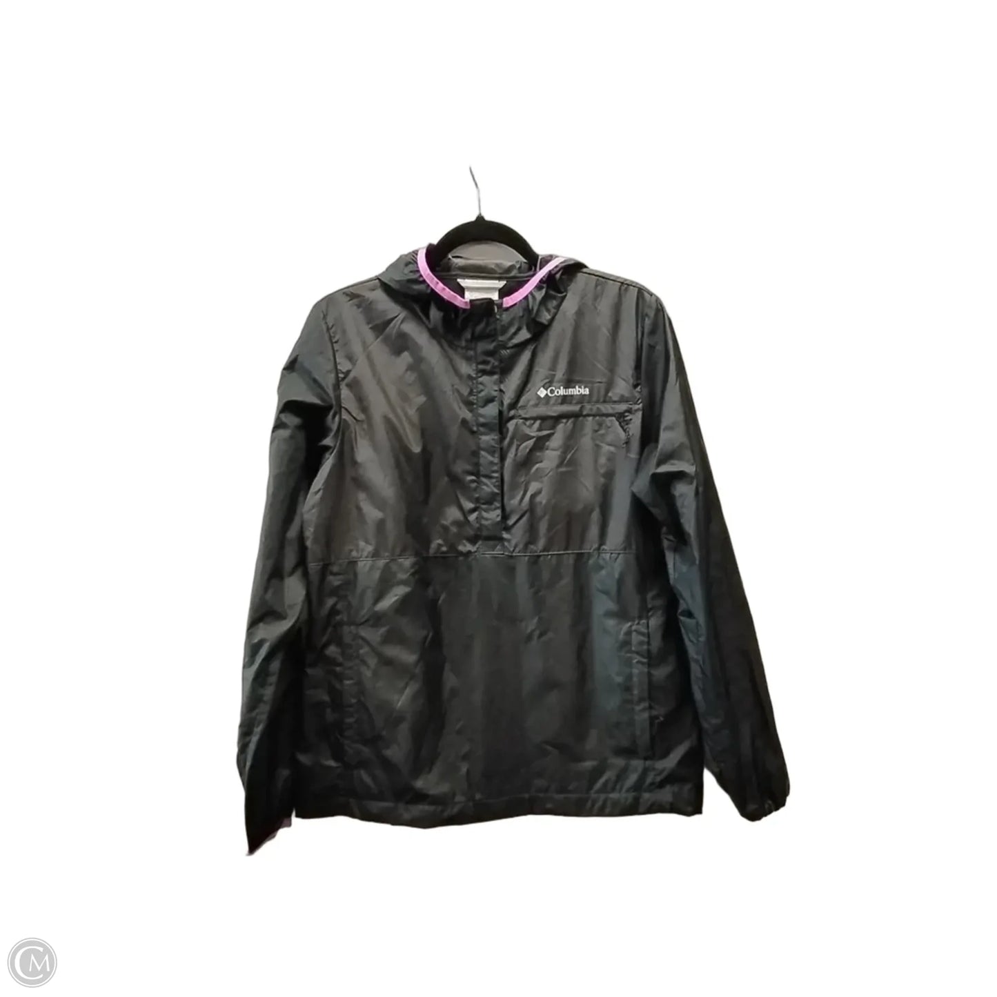 Jacket Windbreaker By Columbia In Grey, Size: M