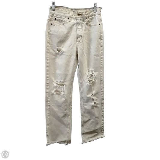Jeans Straight By Bdg In White, Size: 2