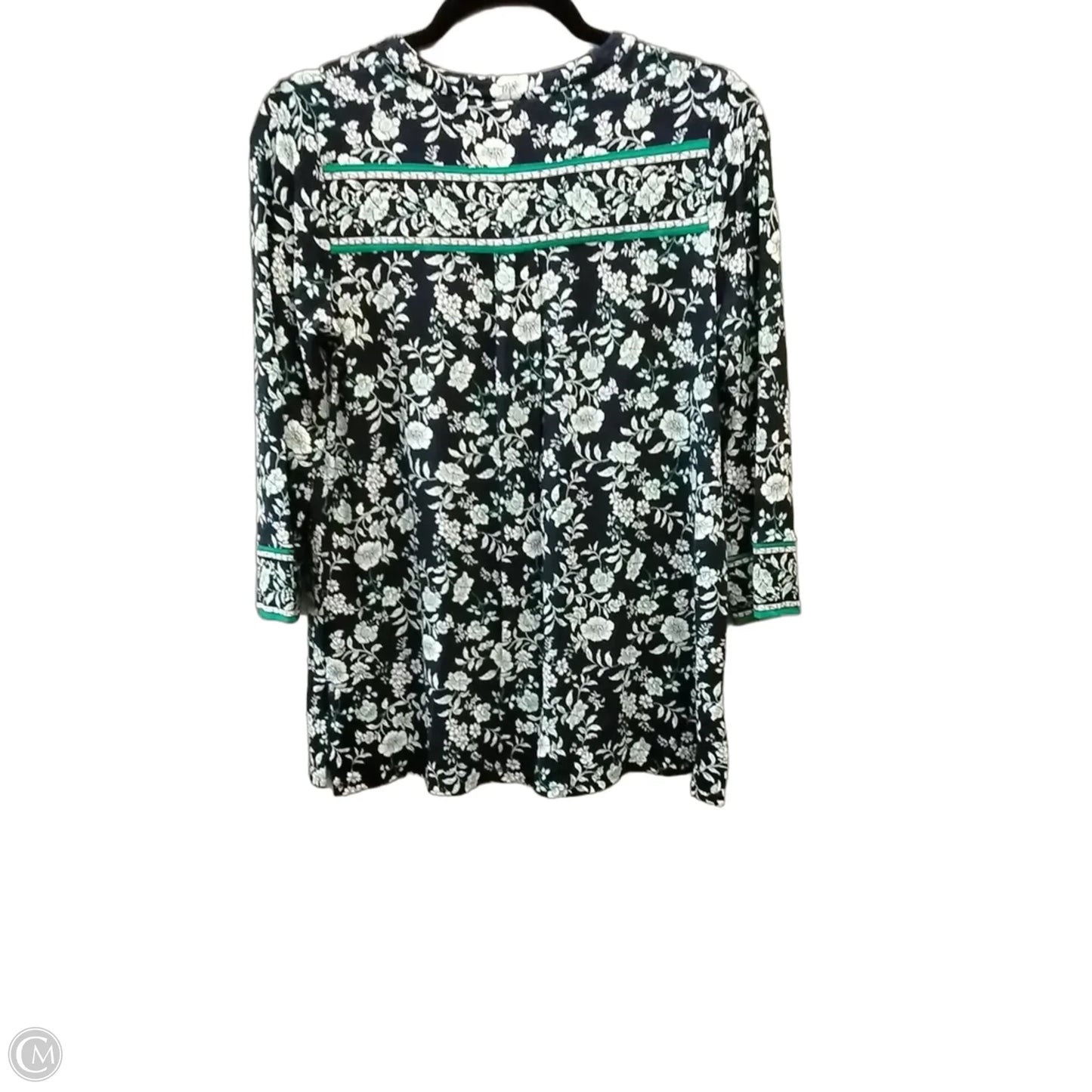 Top Long Sleeve By J. Jill In Paisley Print, Size: Xs