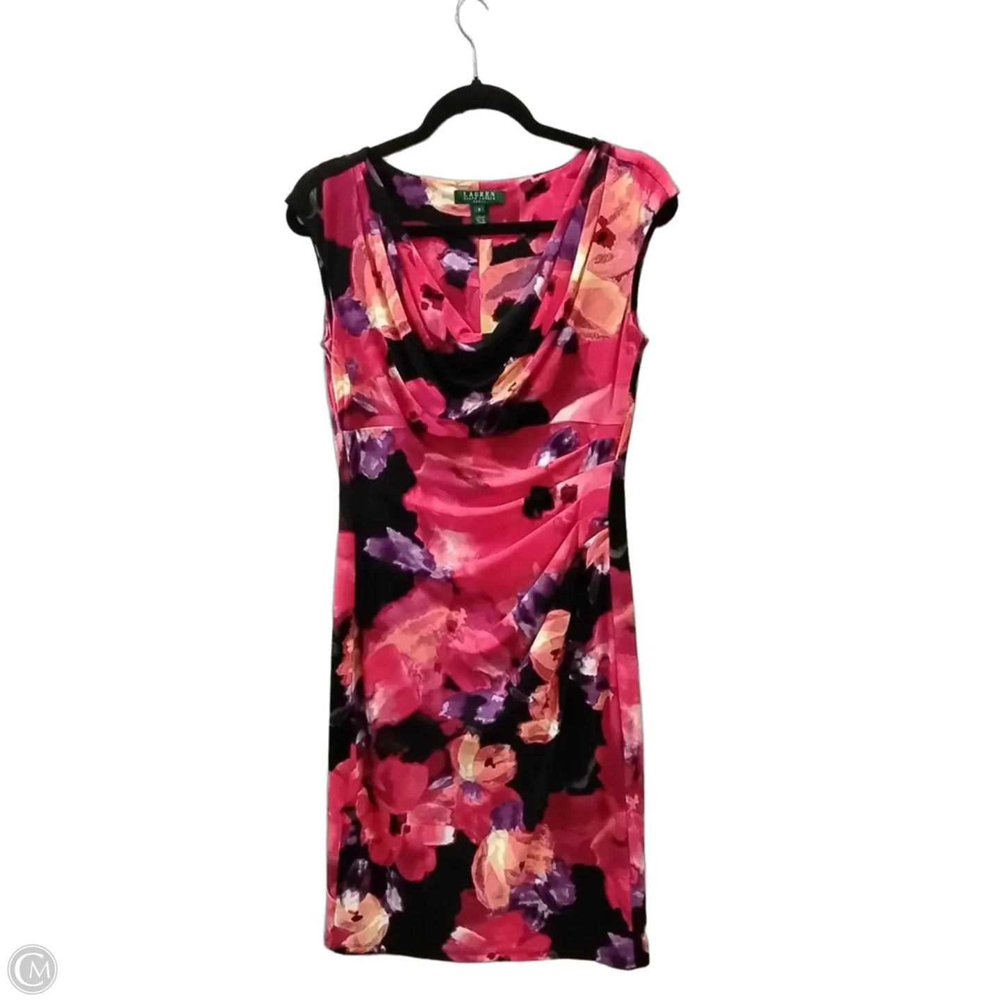 Dress Party Short By Lauren By Ralph Lauren In Floral Print, Size: 8