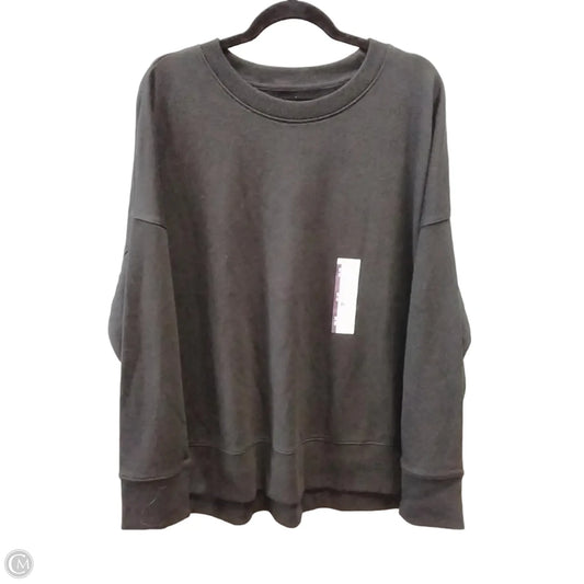 Sweatshirt Crewneck By Time And Tru In Black, Size: Xxl