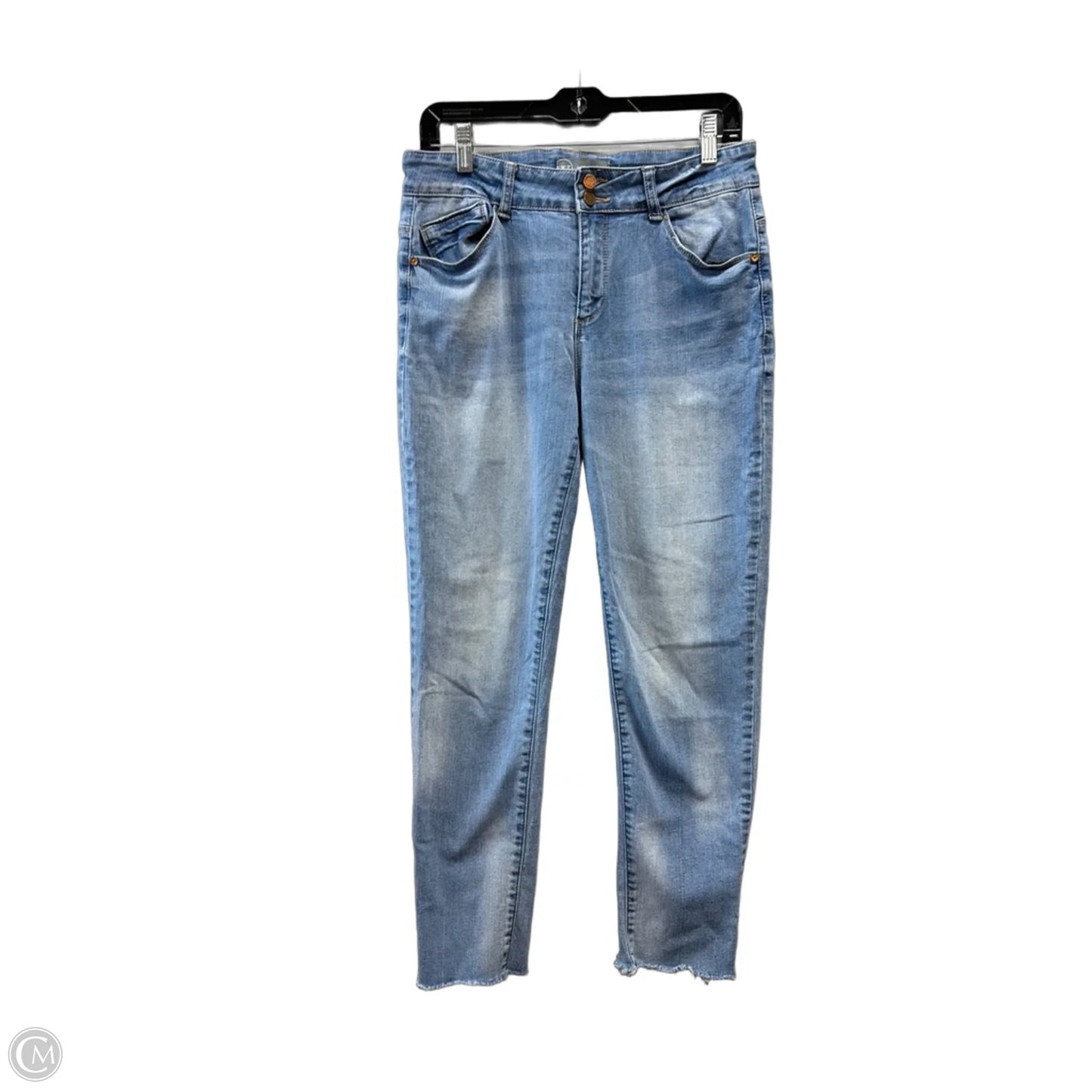 Jeans Skinny By Wit & Wisdom In Blue Denim, Size: 8