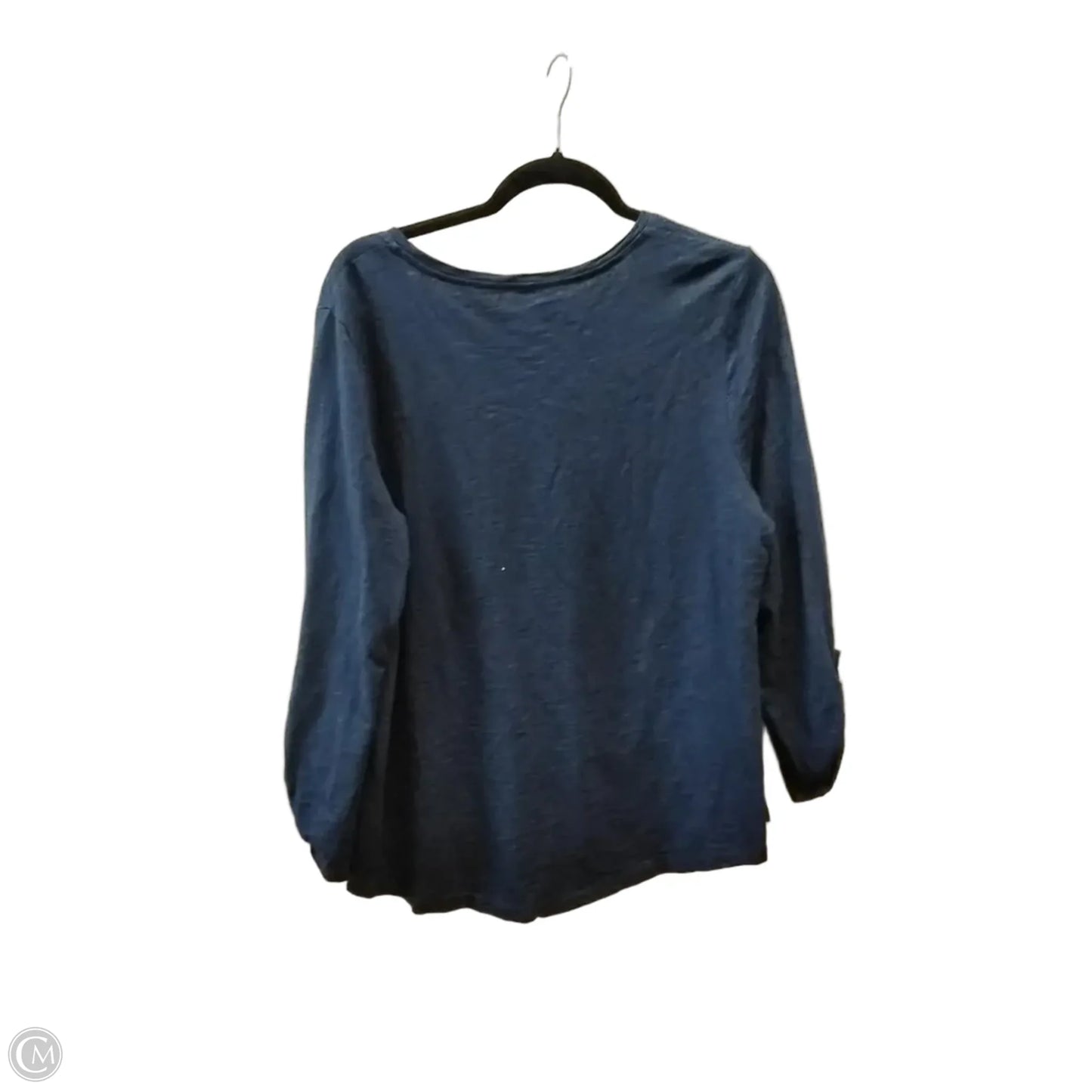 Top Long Sleeve By Chicos In Blue, Size: L