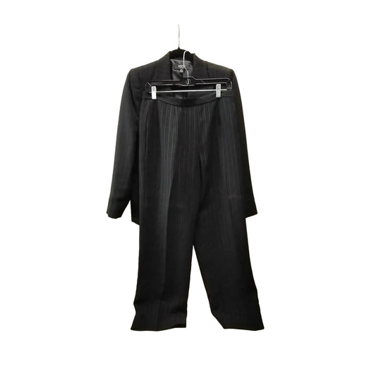 Pants Suit 2pc By Kasper In Striped Pattern, Size: 10