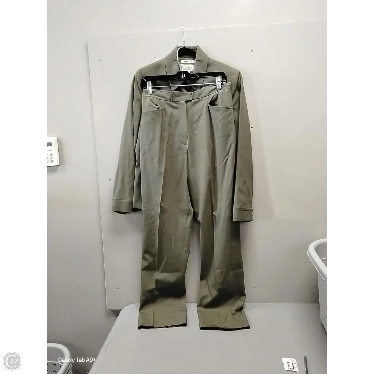 Pants Suit 2pc By Jones Wear In Green, Size: 10