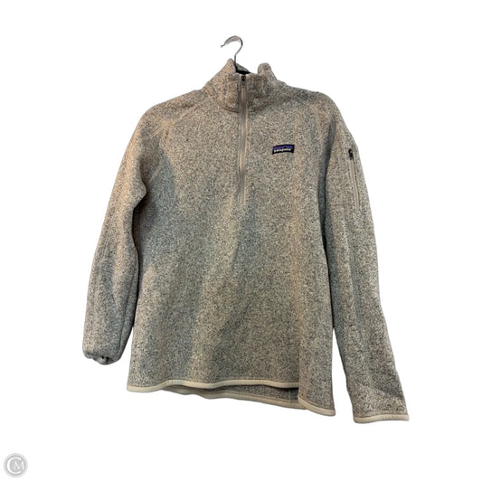 Athletic Sweatshirt Collar By Patagonia In Grey, Size: L