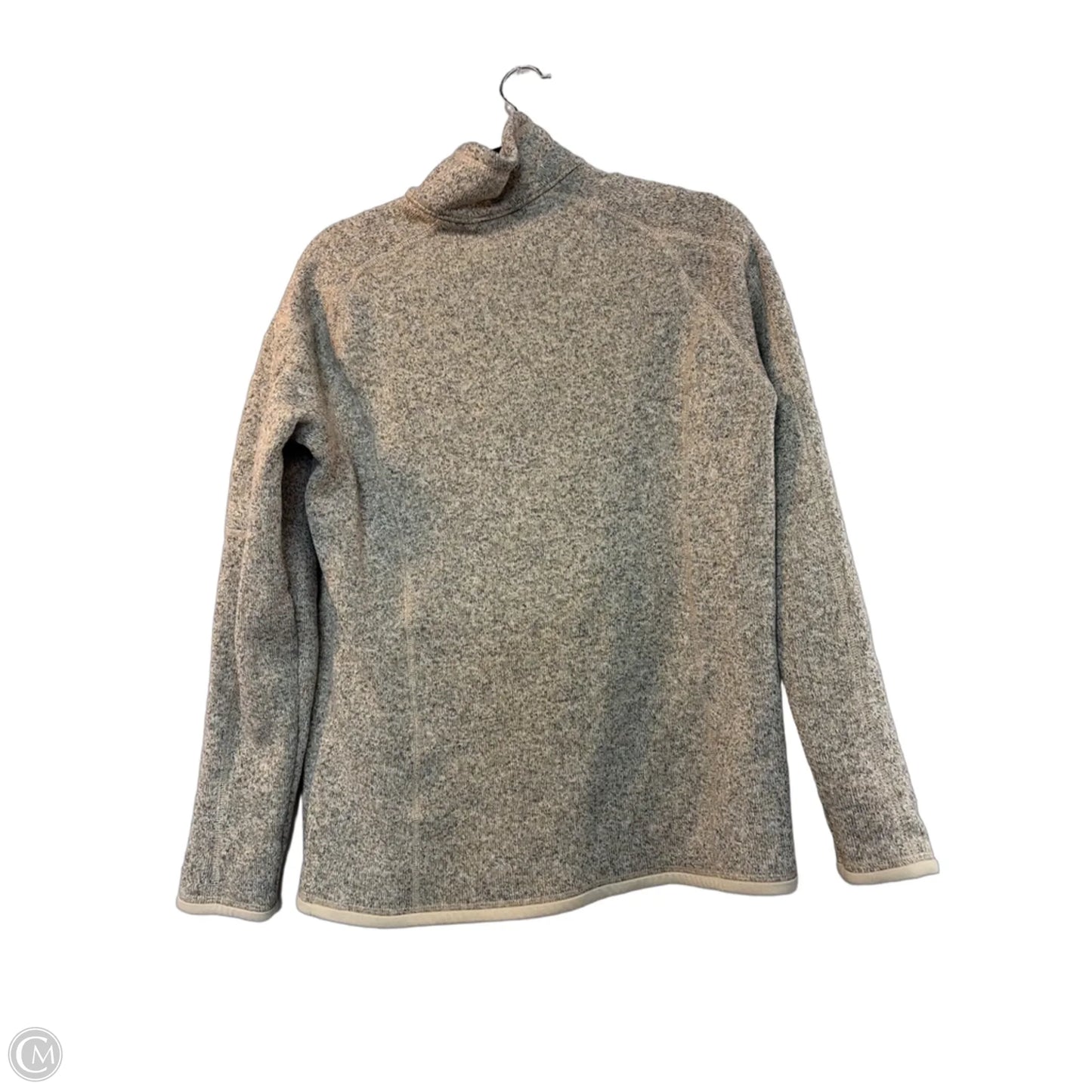 Athletic Sweatshirt Collar By Patagonia In Grey, Size: L