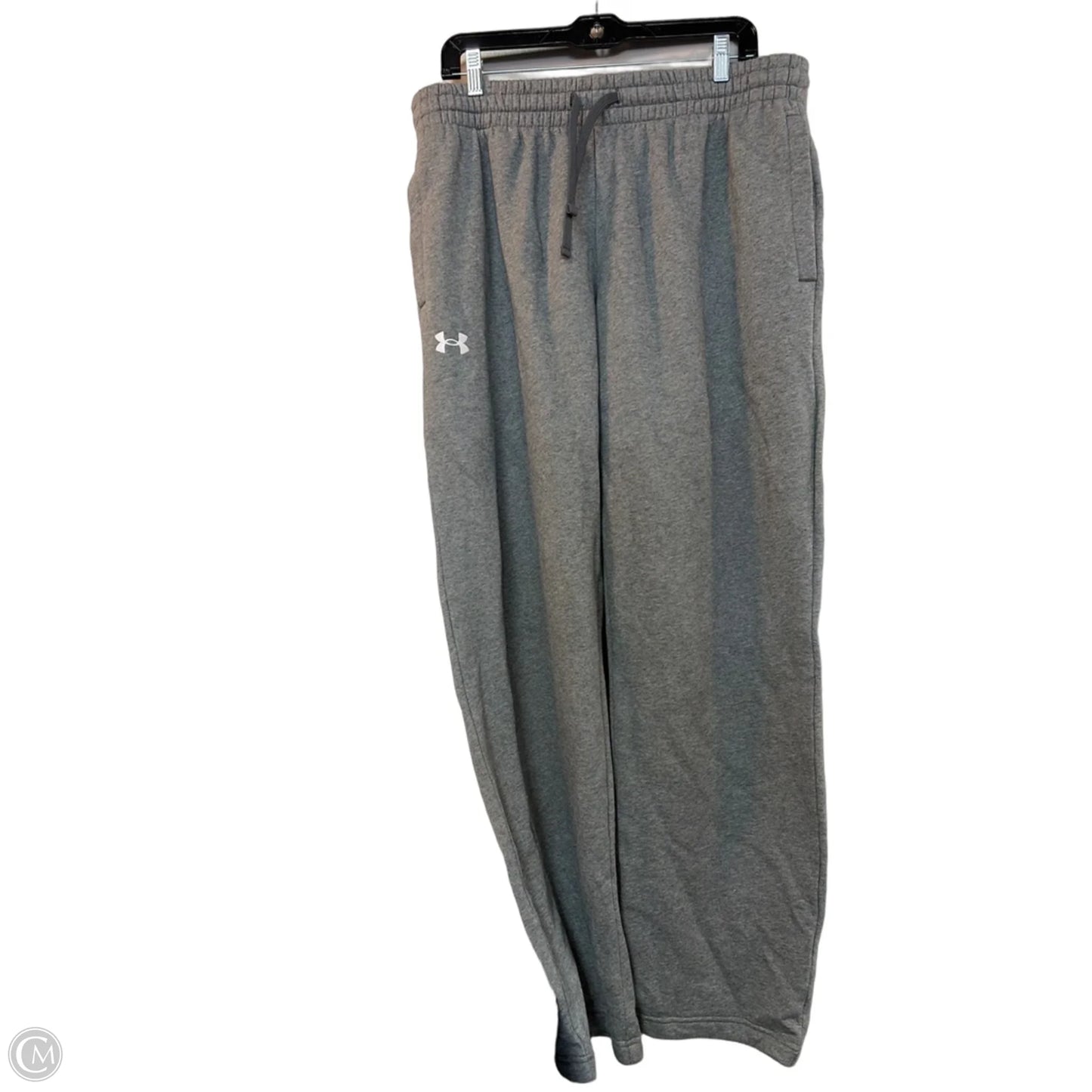 Athletic Pants By Under Armour In Grey, Size: Xl