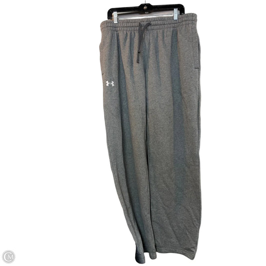 Athletic Pants By Under Armour In Grey, Size: Xl