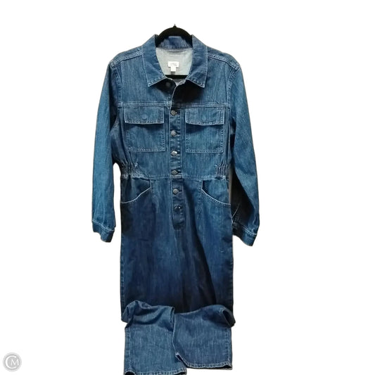 Jumpsuit By Ana In Blue Denim, Size: L