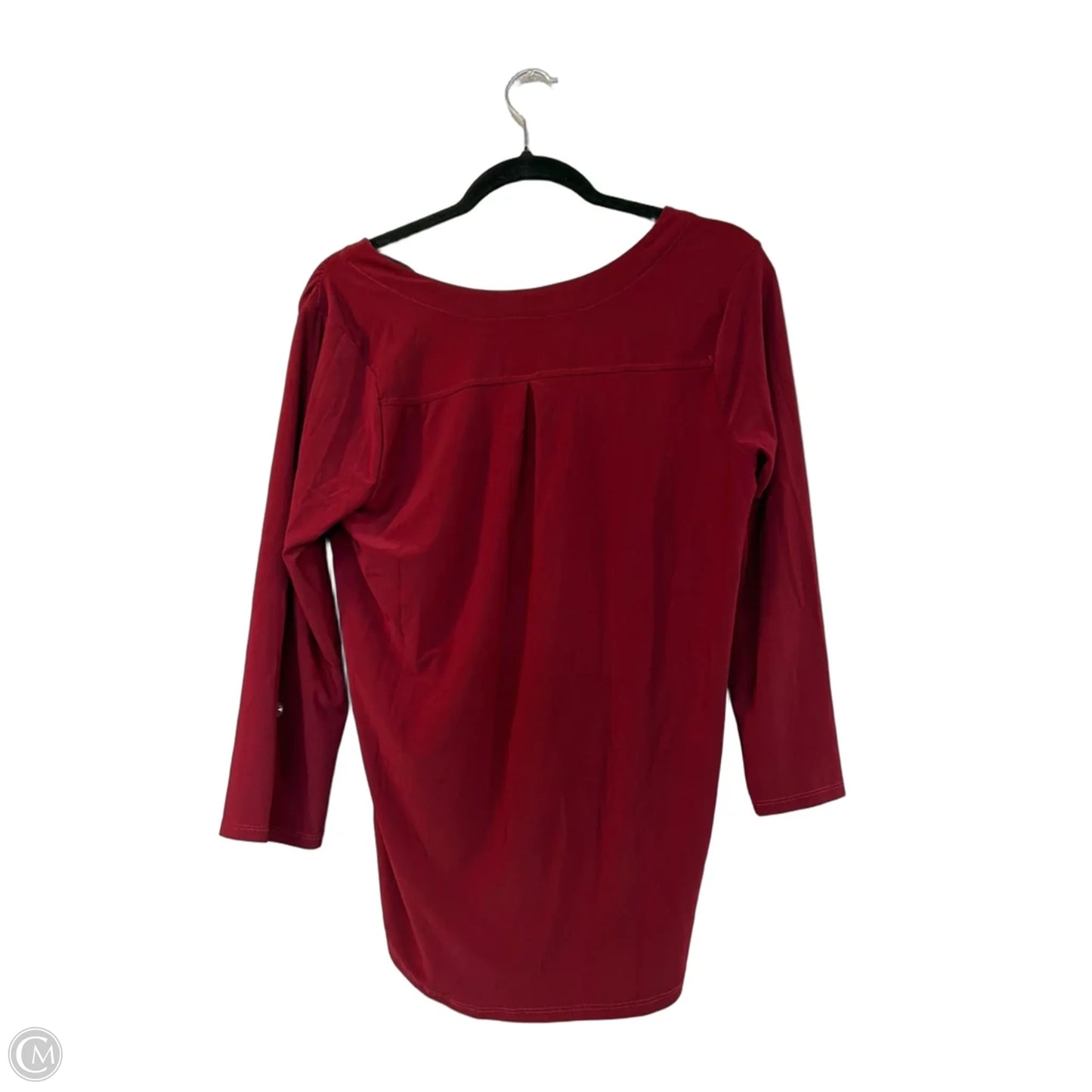Blouse Long Sleeve By Meraki In Red, Size: M