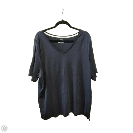 Top Long Sleeve By Talbots In Blue, Size: 3x