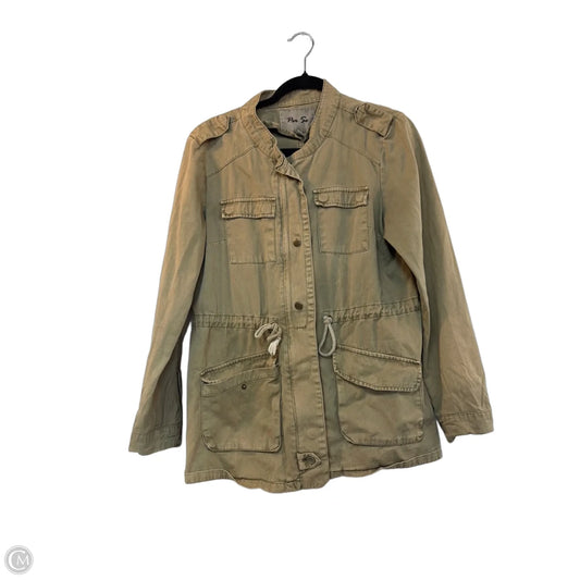 Jacket Denim By Per Se In Green, Size: M