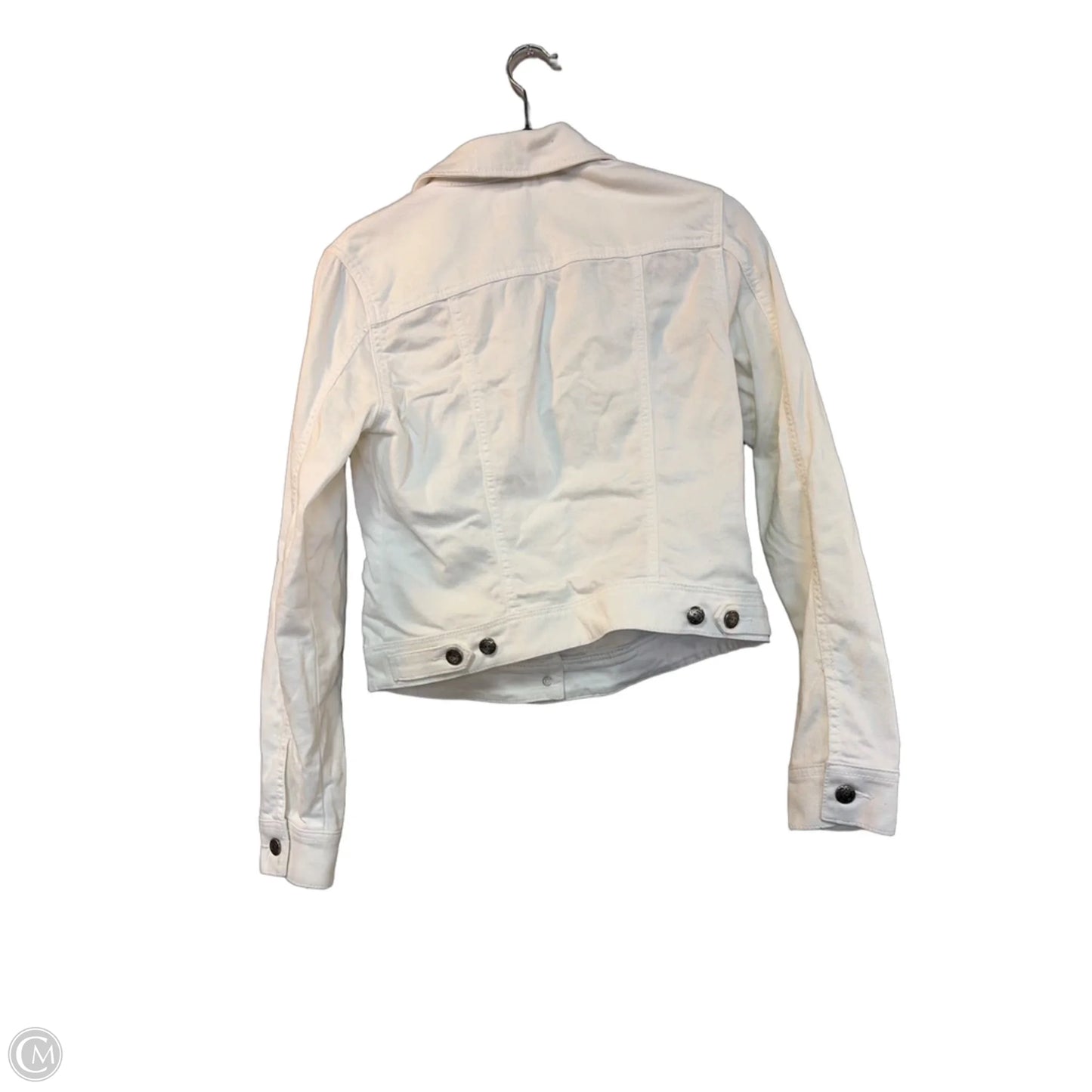 Jacket Denim By Silver In White, Size: S
