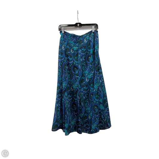 Skirt Maxi By Investments In Blue, Size: 8