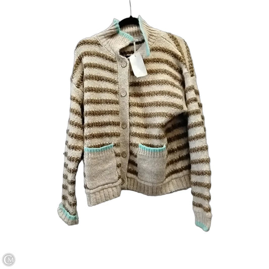 Cardigan By Staccato In Striped Pattern, Size: M