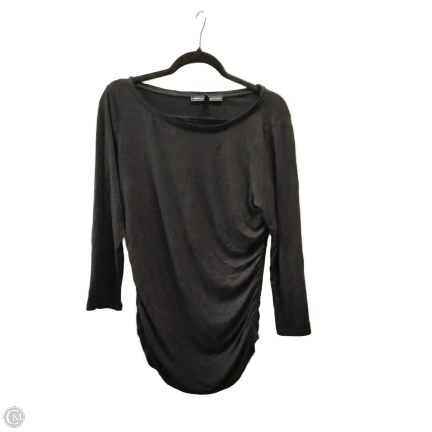 Top Long Sleeve By White House Black Market In Black, Size: M