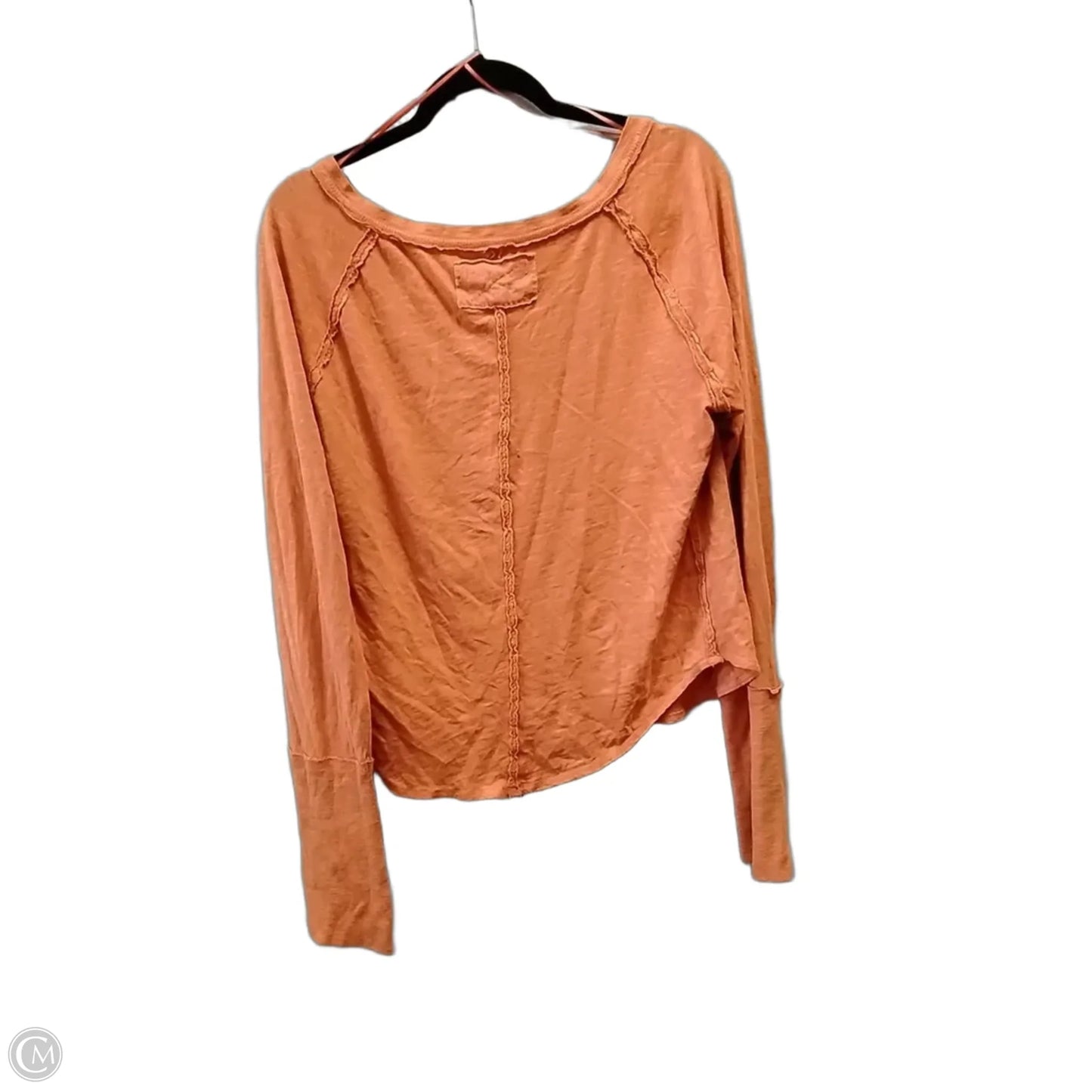 Top Long Sleeve By We The Free In Orange, Size: Xl