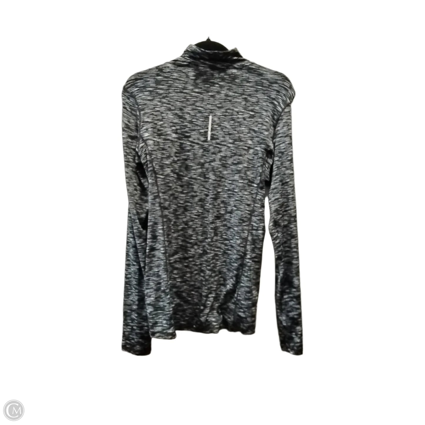Athletic Jacket By Reebok In Grey, Size: M