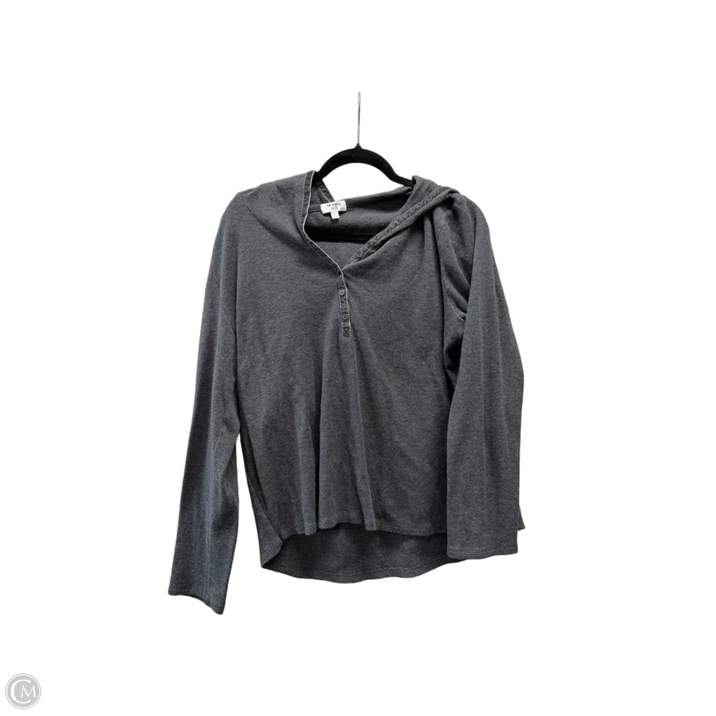 Sweatshirt Hoodie By Clothes Mentor In Grey, Size: Xl