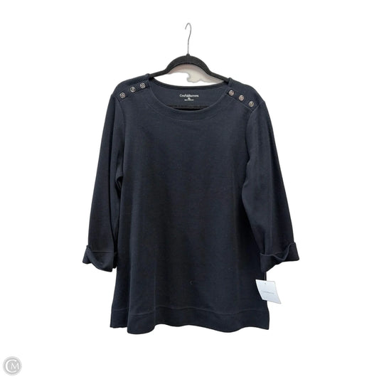 Top Long Sleeve By Coldwater Creek In Black, Size: Xl