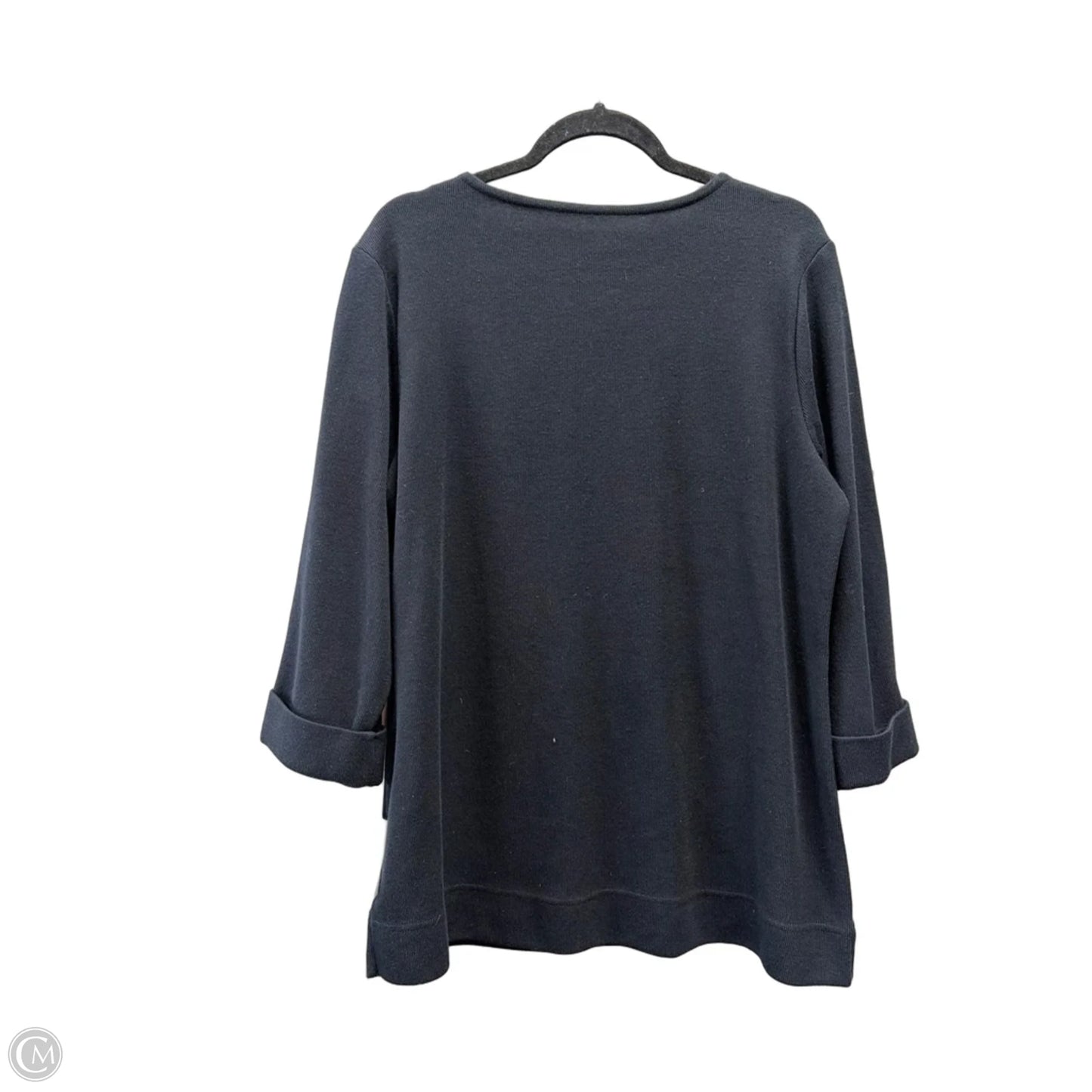 Top Long Sleeve By Coldwater Creek In Black, Size: Xl