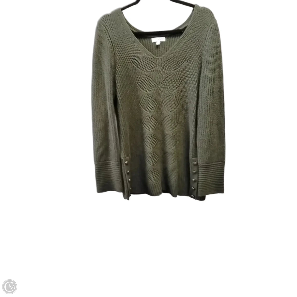 Sweater By Sonoma In Green, Size: M
