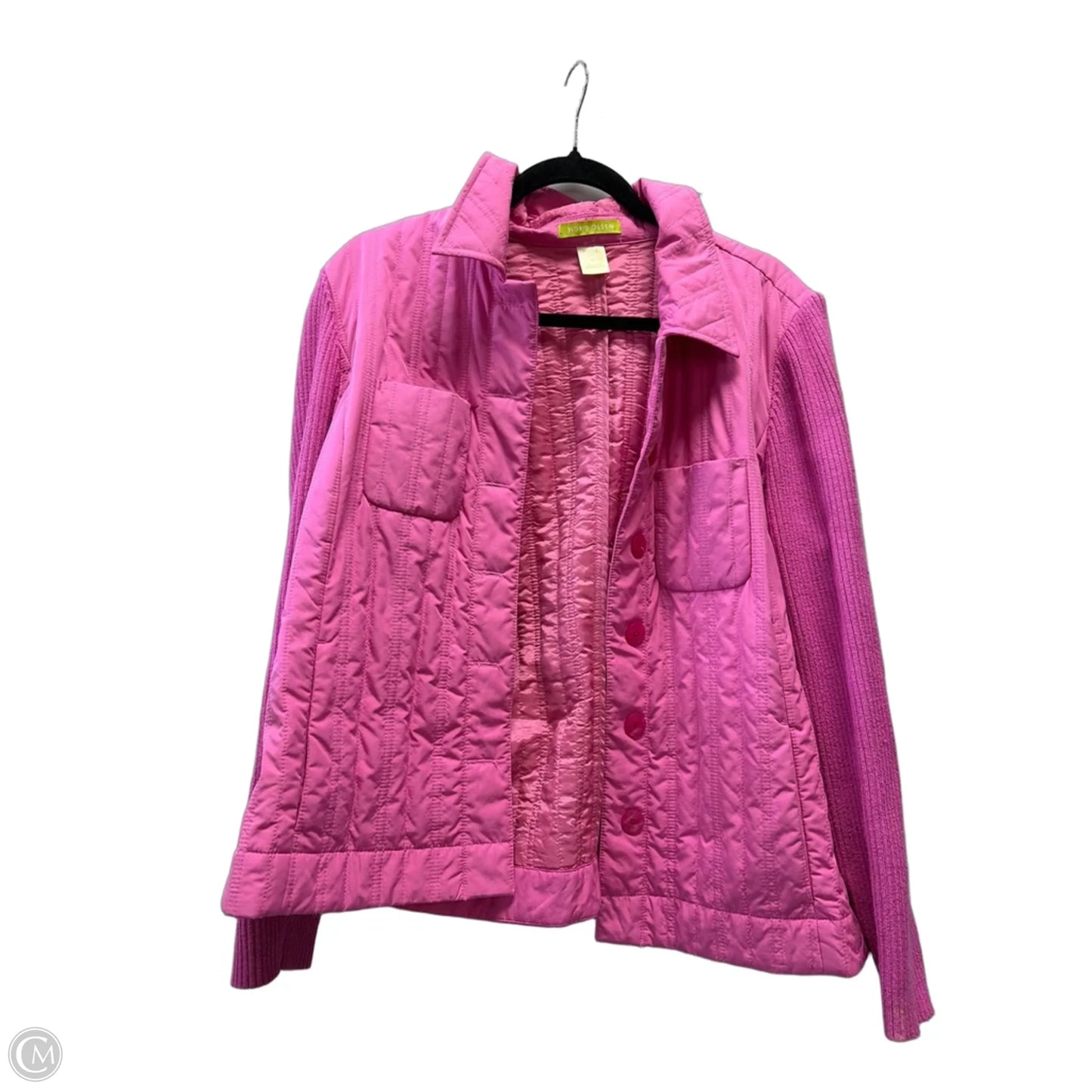 Jacket Puffer & Quilted By Sigrid Olsen In Pink, Size: Xl