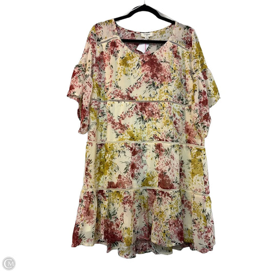 Dress Casual Short By Umgee In Floral Print, Size: M