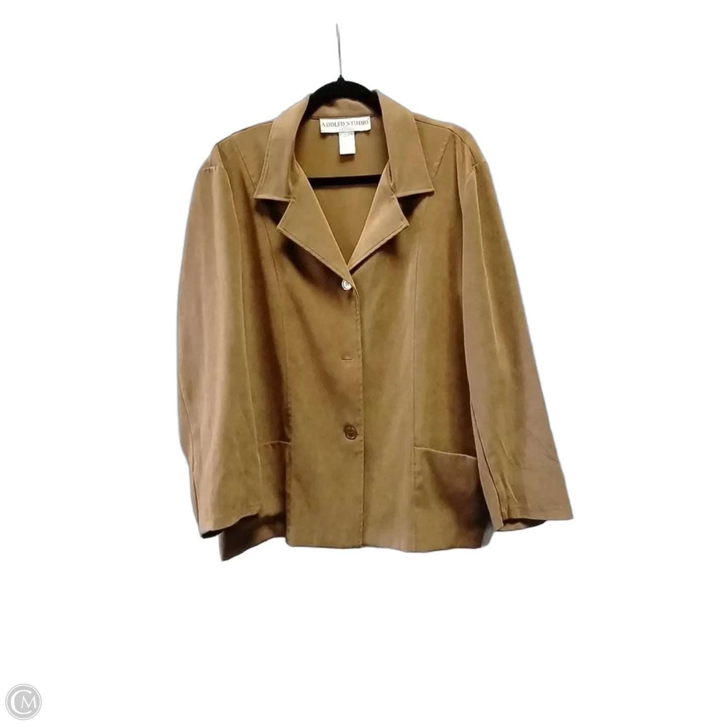 Jacket Other By Adolfo Studio In Brown, Size: 14