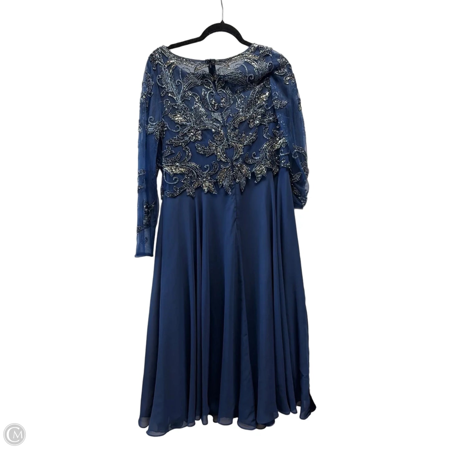 Dress Designer By Xscape In Blue, Size: 16