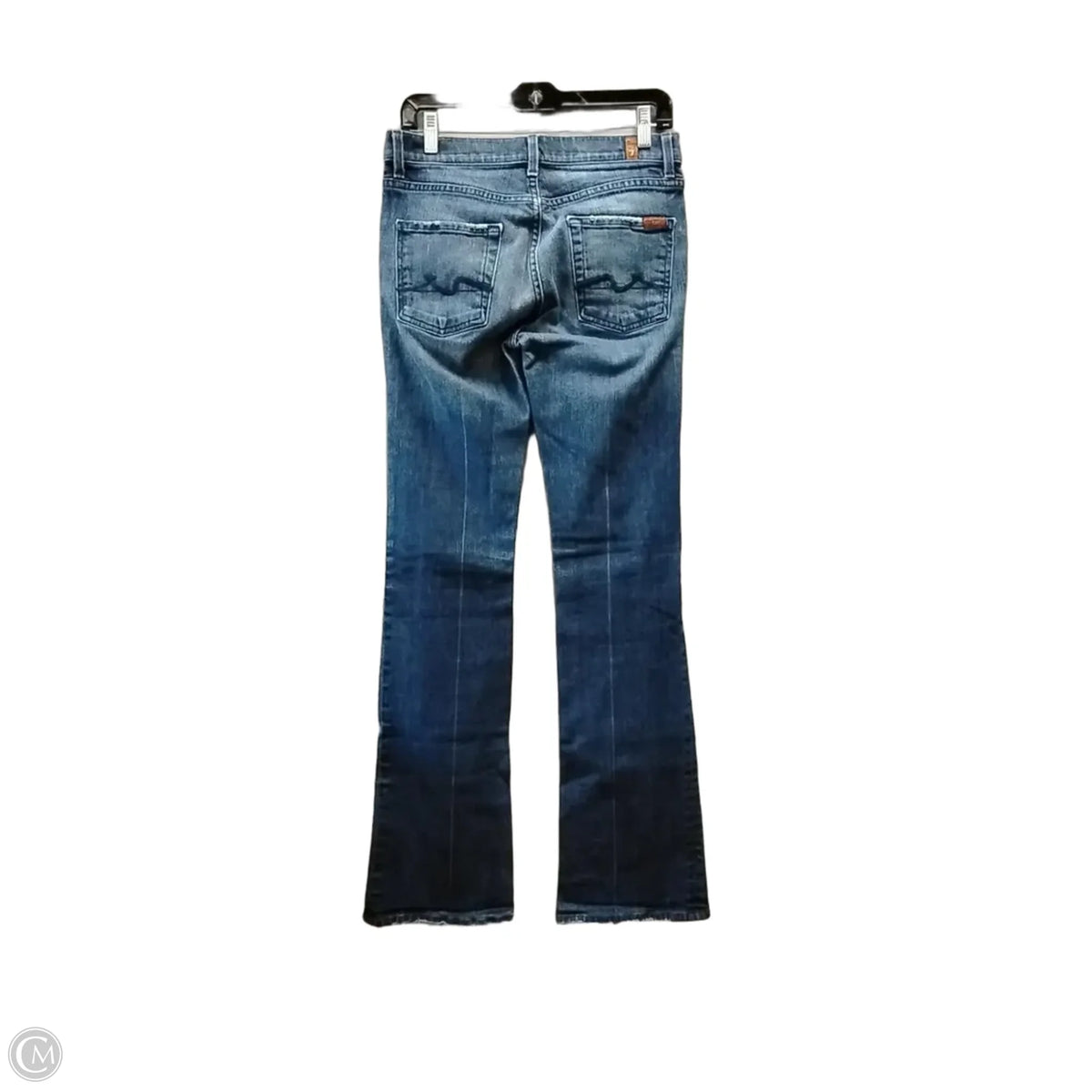 Jeans Boot Cut By Seven 7 In Blue Denim, Size: 6