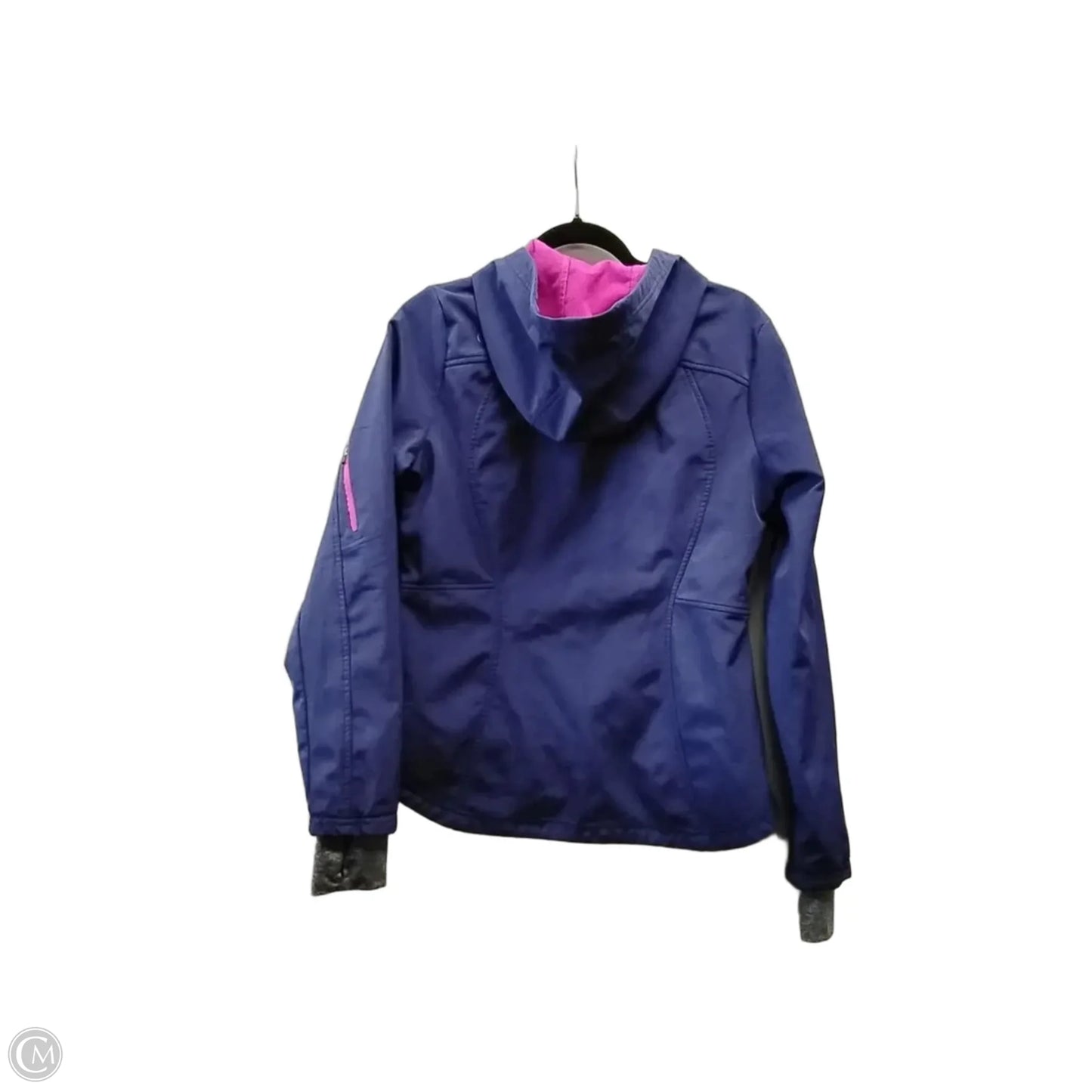 Jacket Windbreaker By Mondetta In Blue, Size: M