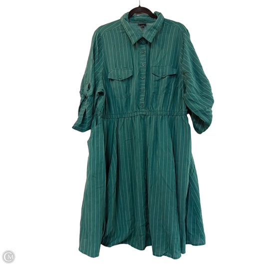 Dress Casual Short By Torrid In Green, Size: 2x