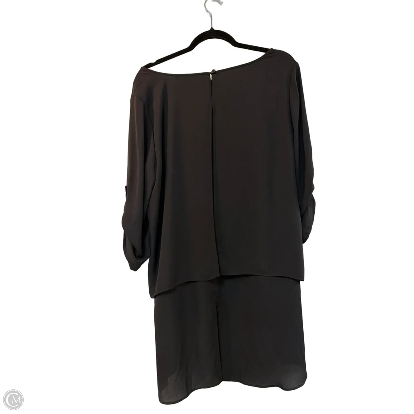 Blouse Long Sleeve By Chicos In Black, Size: L