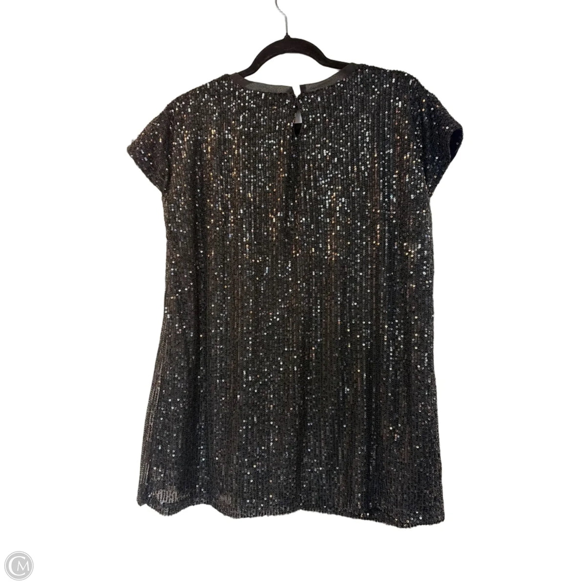 Top Short Sleeve By Edgely In Black, Size: Xl