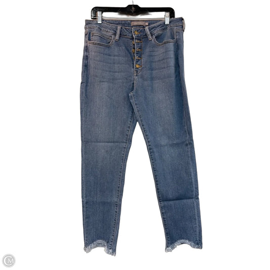 Jeans Skinny By Just Usa In Blue Denim, Size: 14