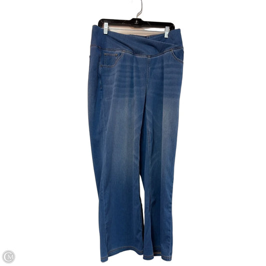 Jeans Straight By Halara In Blue Denim, Size: Xl