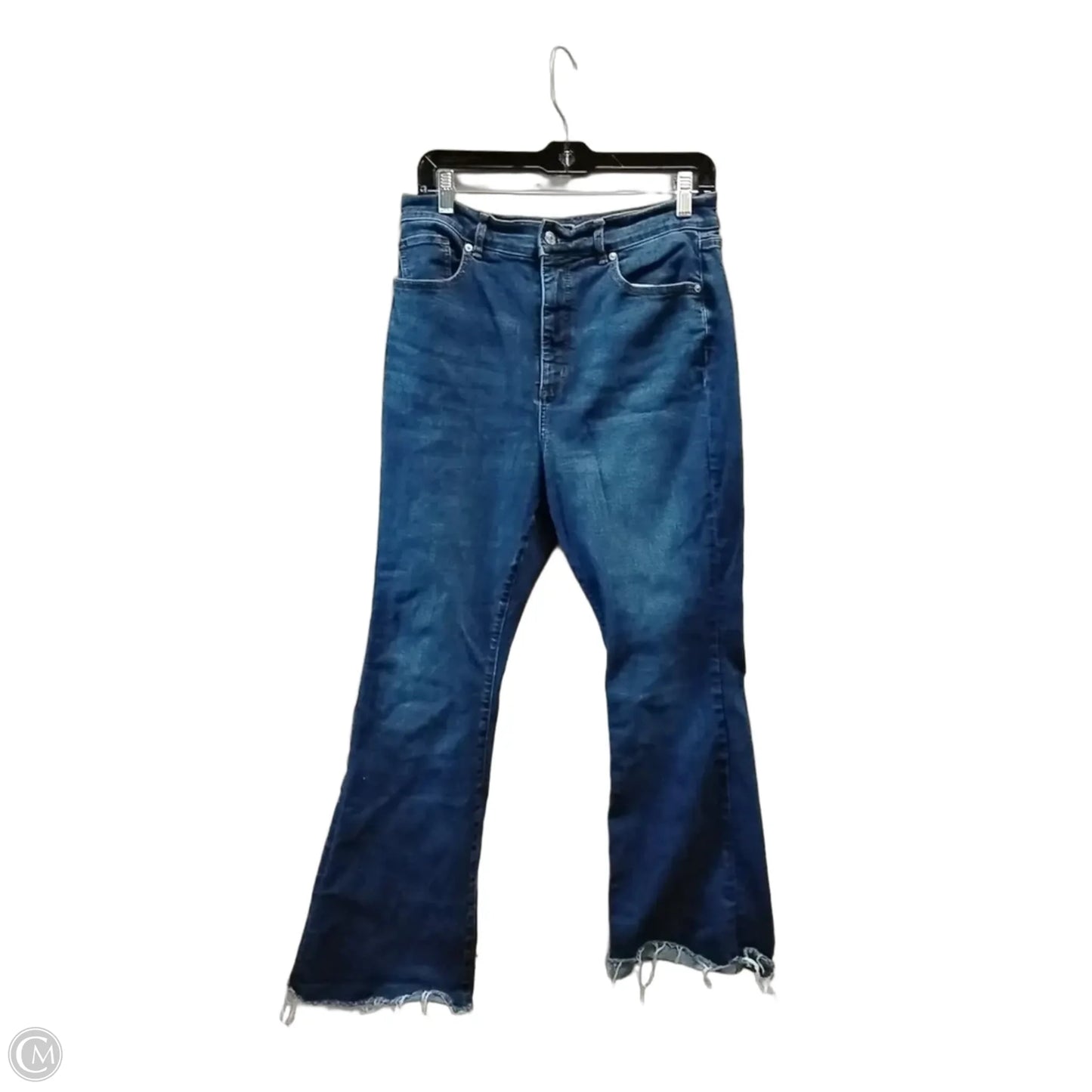 Jeans Boot Cut By Loft In Blue Denim, Size: 12