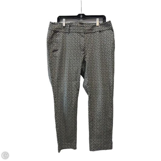 Pants Chinos & Khakis By Loft In Geometric Pattern, Size: 12