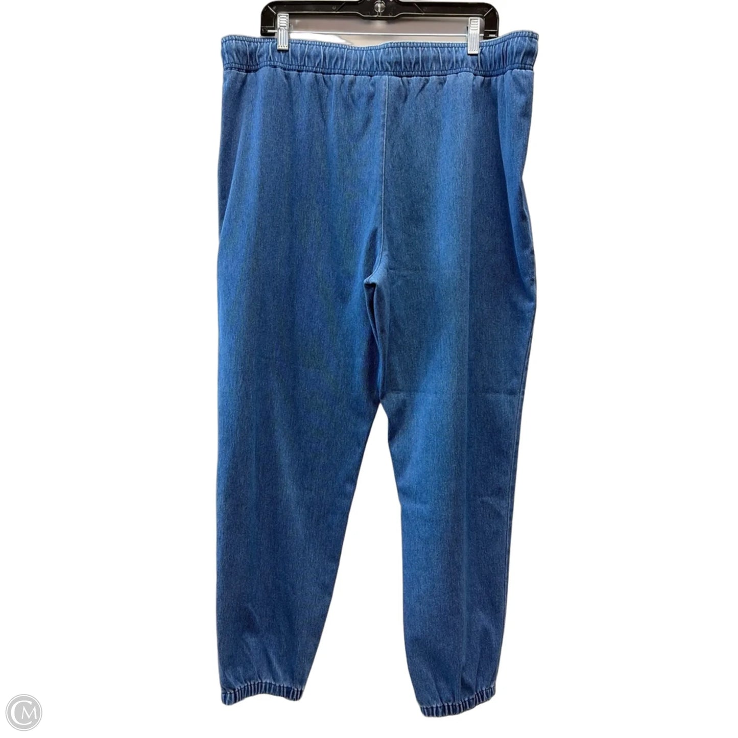 Pants Lounge By D&co. In Blue Denim, Size: Xl