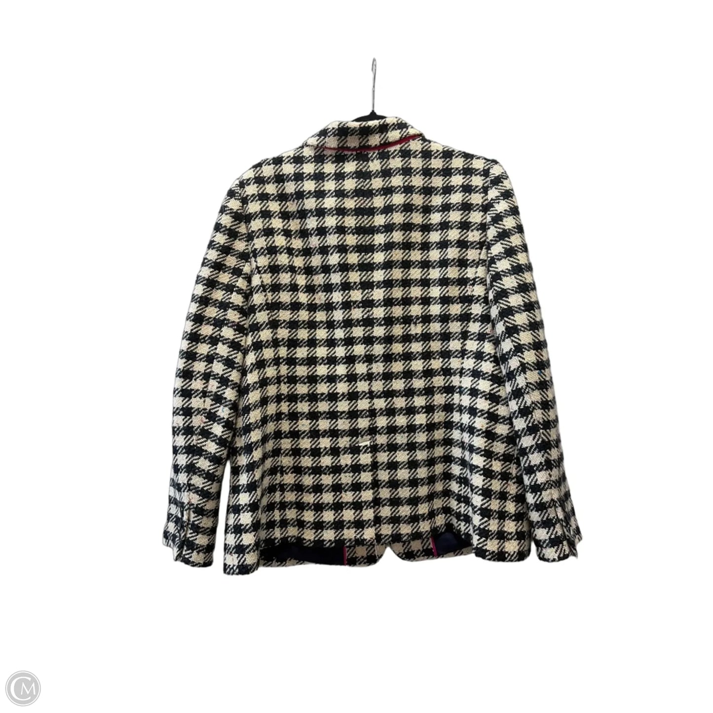 Blazer By Talbots In Checkered Pattern, Size: 16