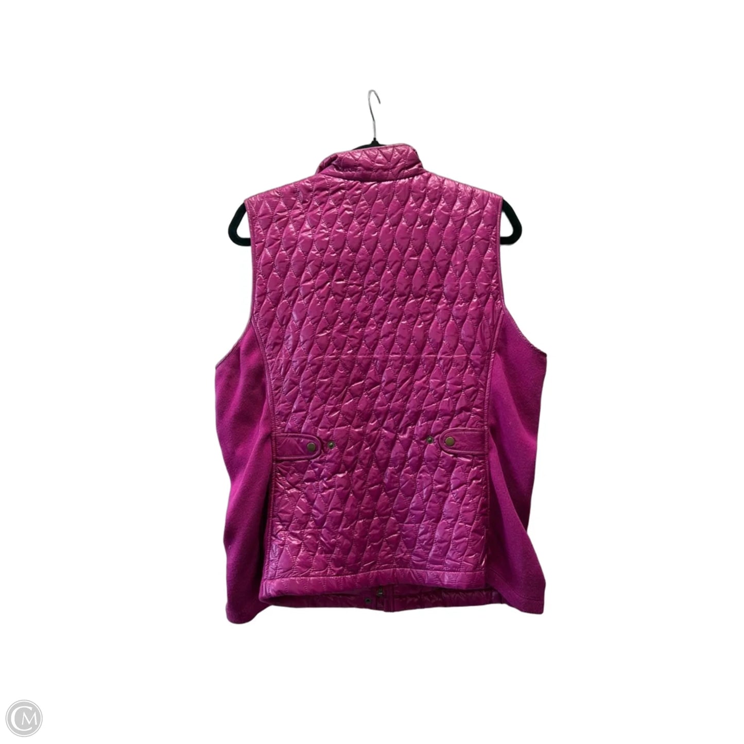 Vest Puffer & Quilted By Talbots In Purple, Size: L