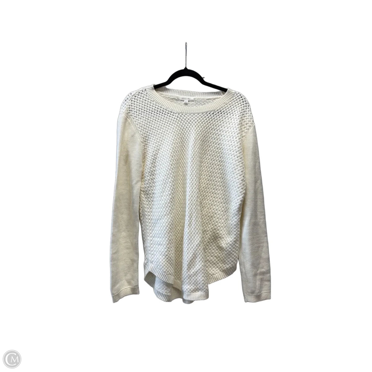 Sweater By Clothes Mentor In Ivory, Size: M