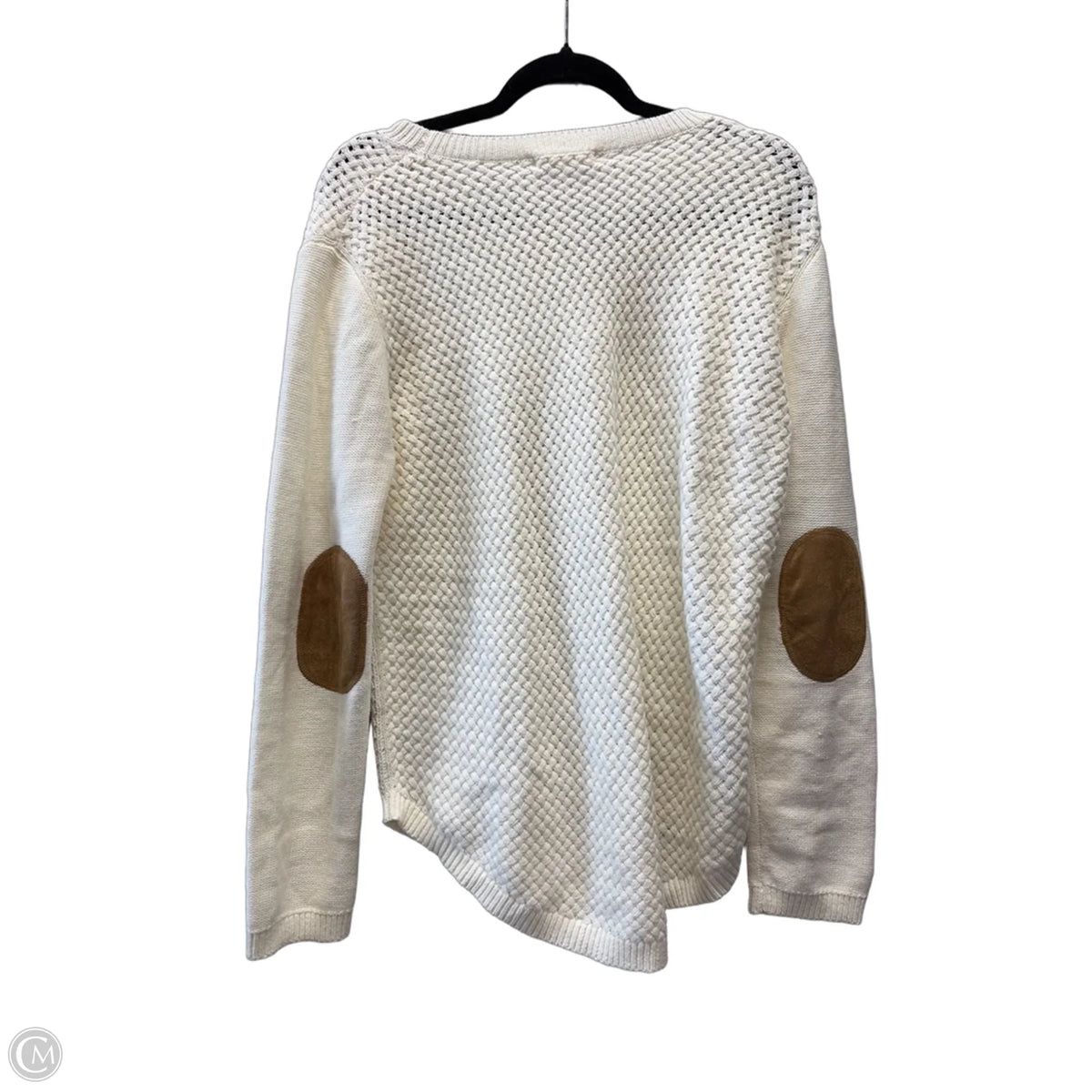 Sweater By Clothes Mentor In Ivory, Size: M