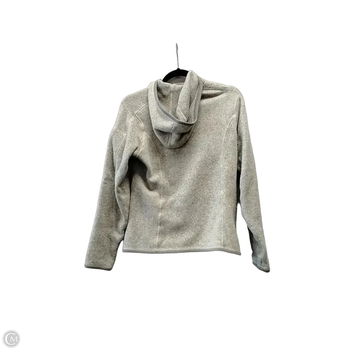 Athletic Jacket By Patagonia In Grey, Size: S