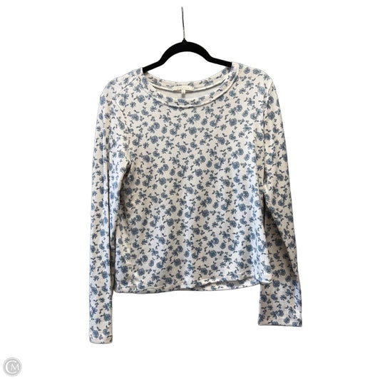 Top Long Sleeve By Z Supply In Floral Print, Size: S
